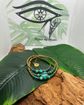 Triple envol bracelet trois tours ou collier