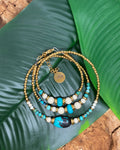Triple envol bracelet trois tours ou colliers