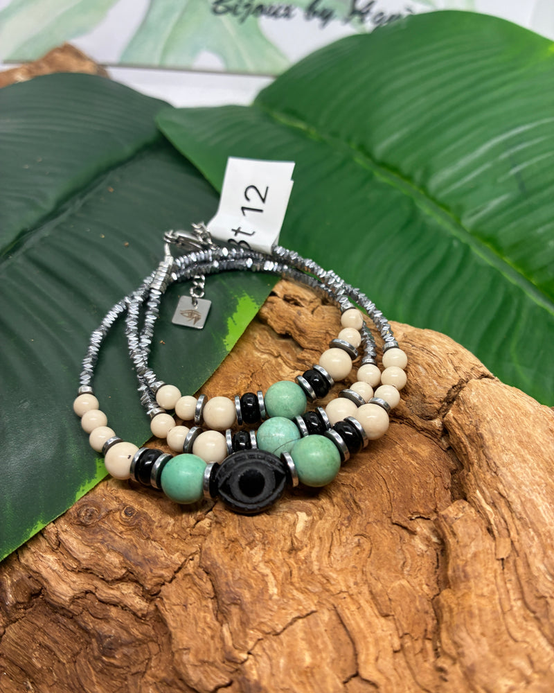 Triple envol bracelet trois tours ou collier