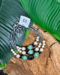 Triple envol bracelet trois tours ou collier