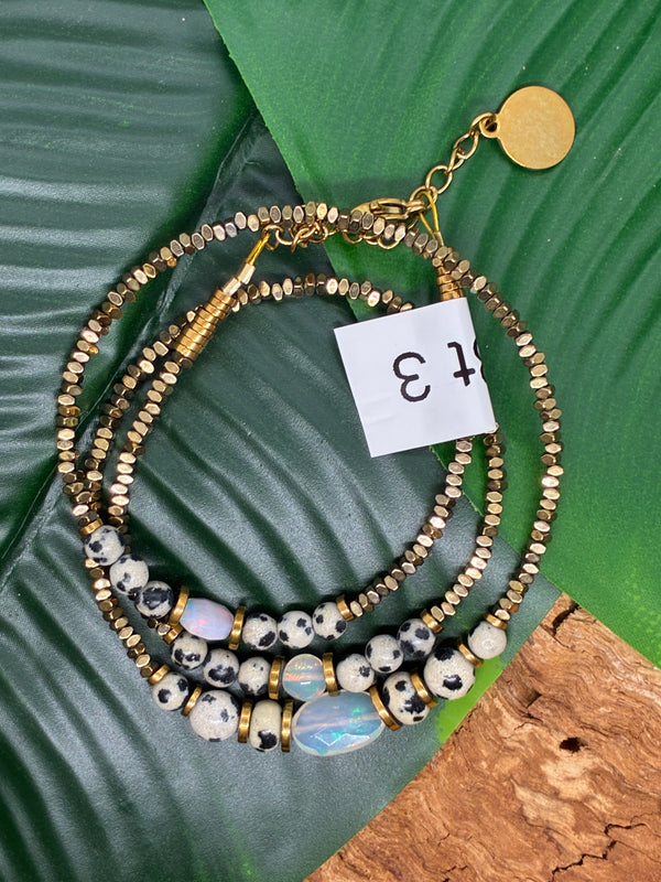 triple envol bracelet trois tours ou colliers