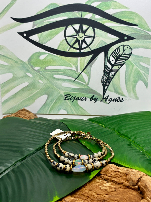 triple envol bracelet trois tours ou colliers