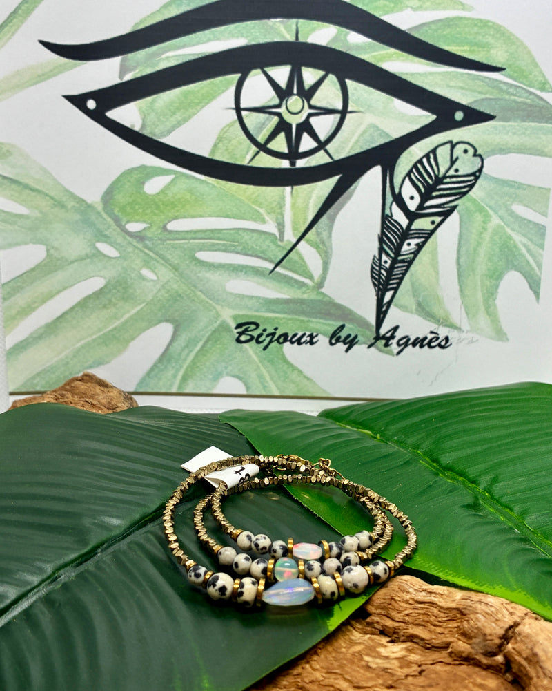 triple envol bracelet trois tours ou colliers