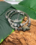 Triple envol bracelet trois tours ou collier