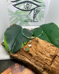 Collier Chrysoprase · Quartz Vert · Nacre & Hématite Dorée