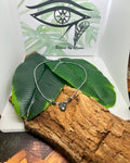 Collier Labradorite Sculptée & Cristal Aurora