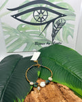 Bracelet Composite · Opale · Nacre Sculptée & Labradorite