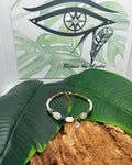 Bracelet Opale · Nacre Rose · Chrysocolle & Pierre de Lune