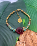 Bracelet Quartz Rose · Opale Paraiba · Turquoise & Amazonite