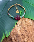 Bracelet Quartz Rose · Opale Paraiba · Turquoise & Amazonite