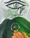 Bracelet Opale de Feu, Jade Blanc & Citrine