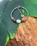 Bracelet Opale, Tourmaline Rose & Rhodonite