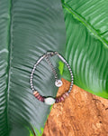 Bracelet Opale, Tourmaline Rose & Rhodonite
