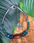 Bracelet Opale Noire & Chrysocolle