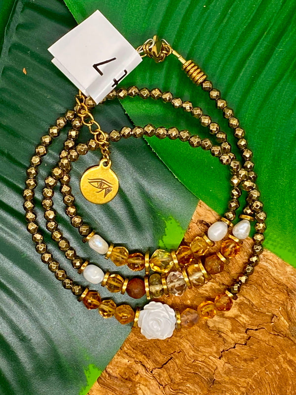 Triple envol bracelet trois tour ou collier