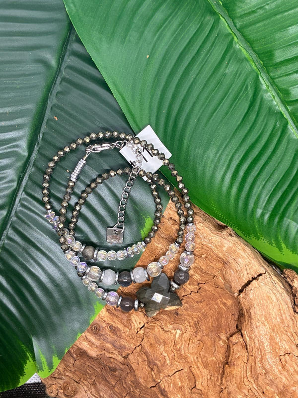 Triple envol bracelet trois tours ou collier