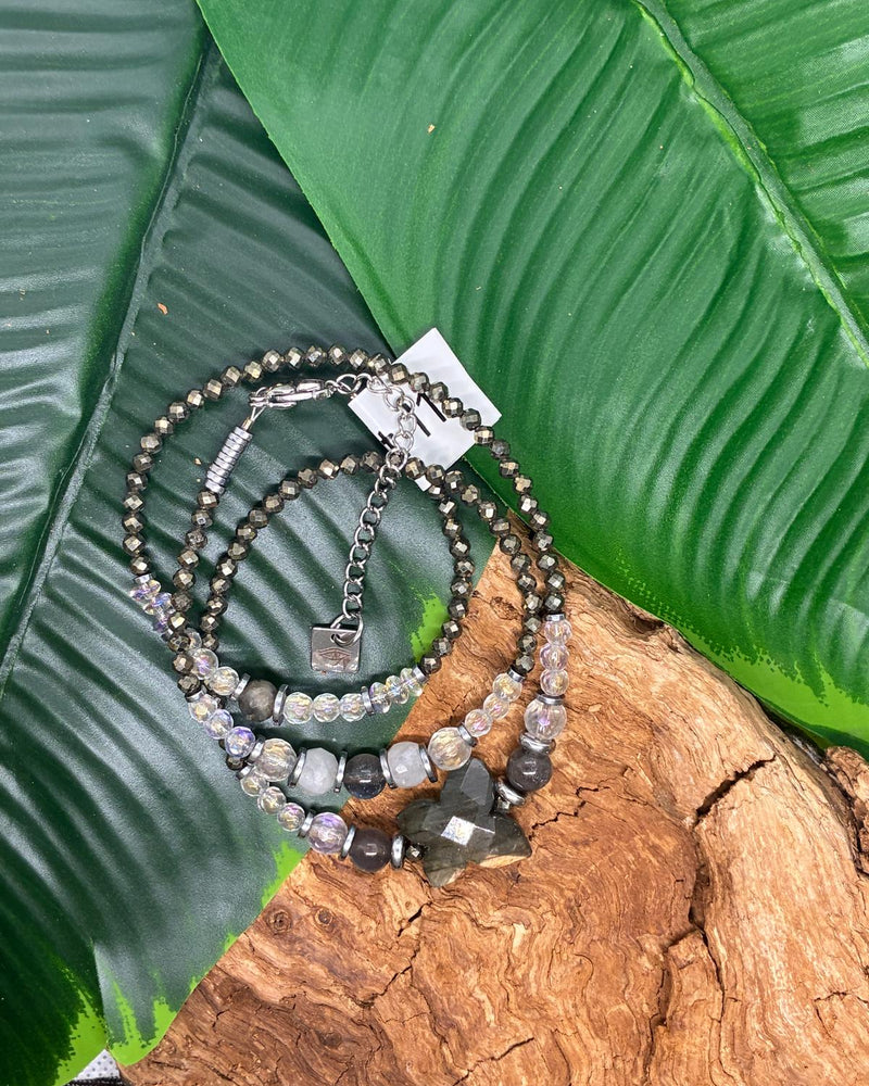 Triple envol bracelet trois tours ou collier