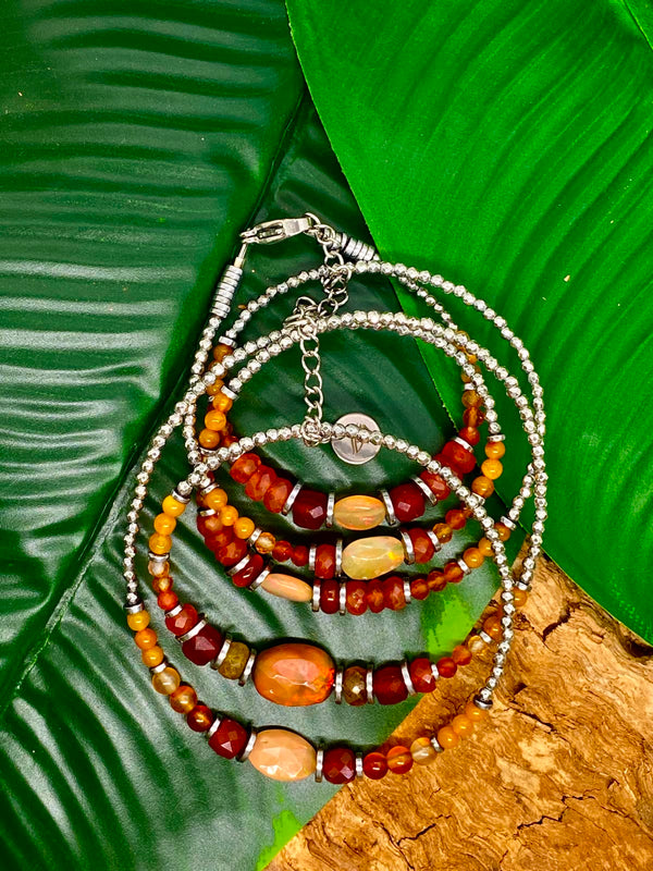 Envole ultime bracelet cinq tours ou collier sautoir deux tours