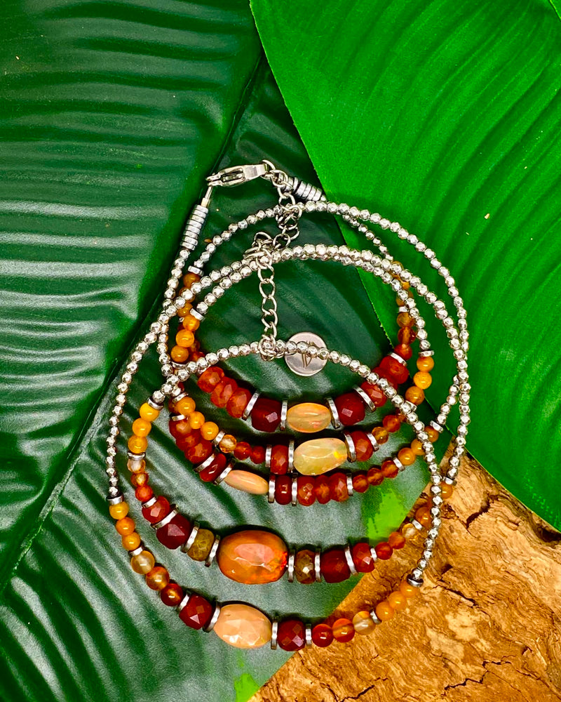 Envole ultime bracelet cinq tours ou collier sautoir deux tours