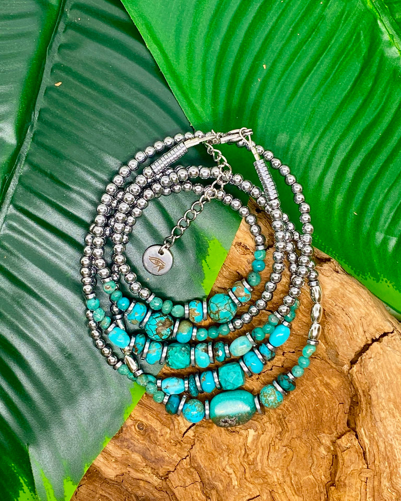 Envole ultime bracelet 5 tours ou collier type sautoir deux tours